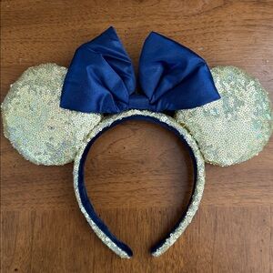Disney Accessories Disney 50th Anniversary Gold Minnie Ears